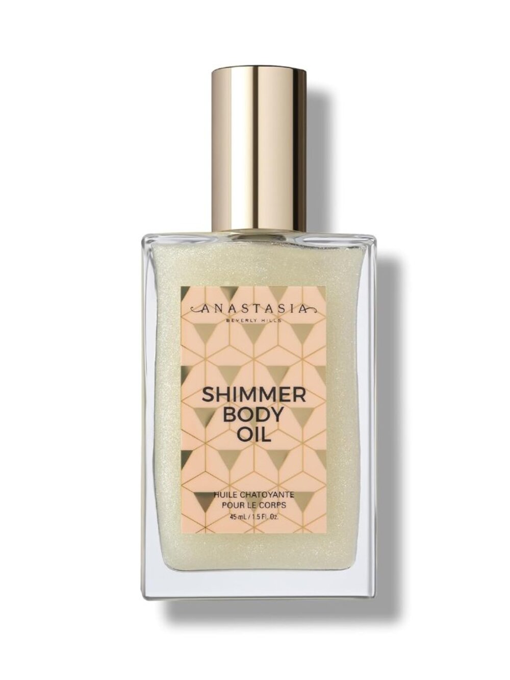 Anastasia Beverly Hills Shimmer Body Oil - Lightweight Body Glow Oil -WHITE